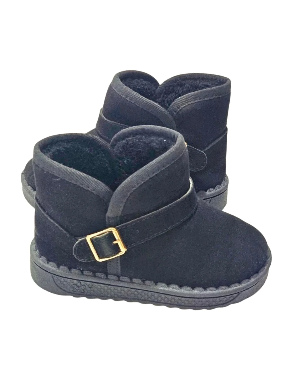 Fashon Fuzzy Snow Boots Toddler Girls Size EU29 Black Warm Winter Cozy